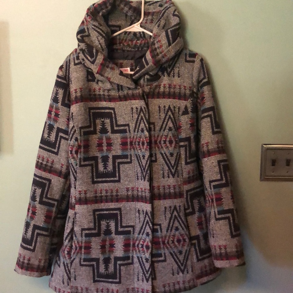 Mossimo Aztec print coat